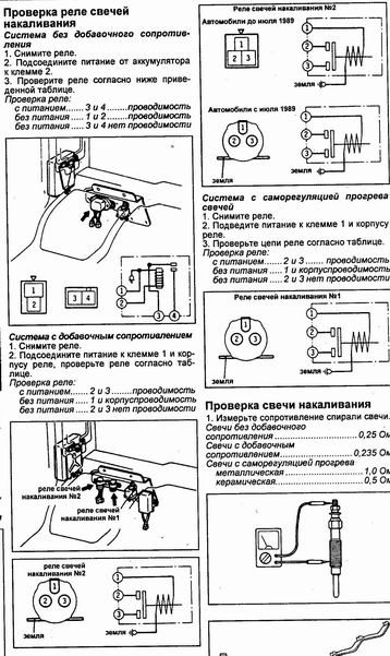 Где находится реле свечи. Исузу Эльф схема свечей накала. Исузу Эльф 90 год 93 электросхема свечей накала. Схема подключения реле свечей накала Тойота. Схема свечей накала Isuzu Elf 4bc2.